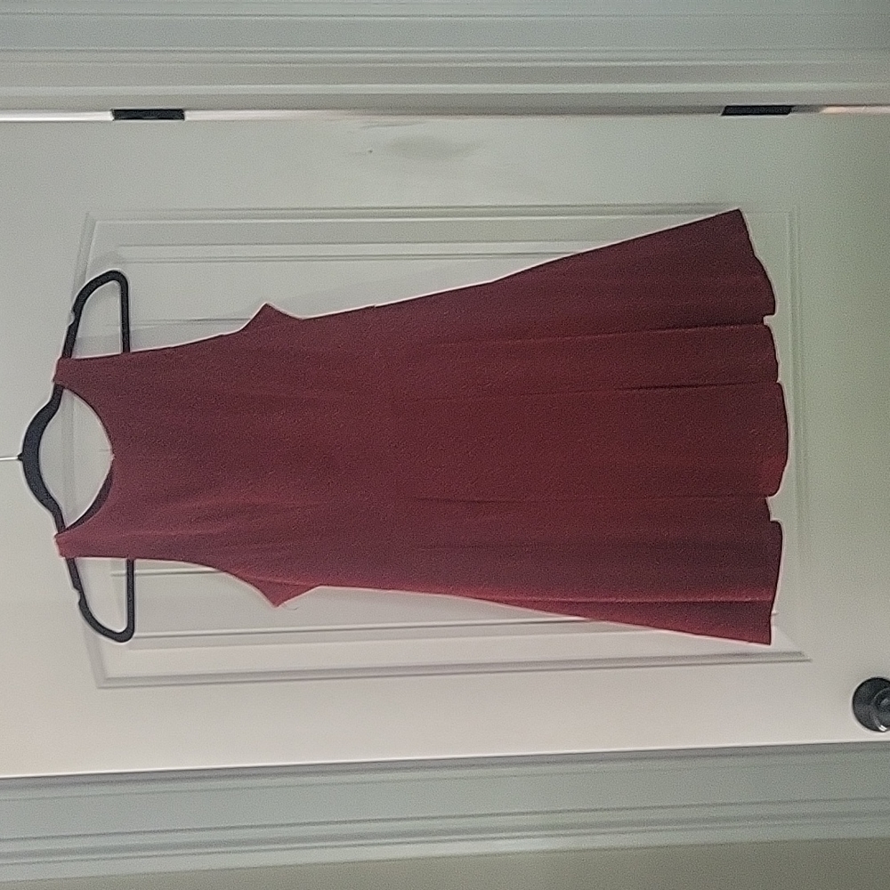 Red glittery dress